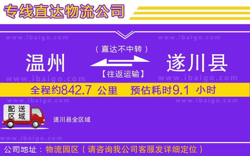 溫州到遂川縣物流專線 溫州到遂川縣物流專線