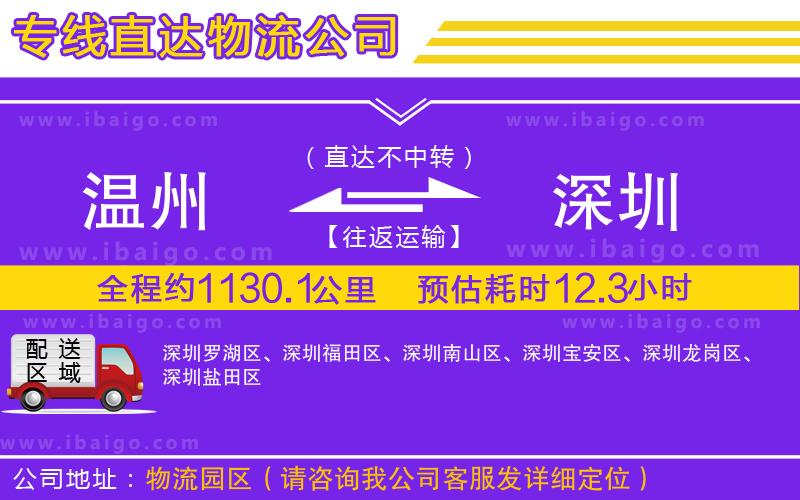 溫州到深圳貨運(yùn)專線 溫州到深圳貨運(yùn)專線