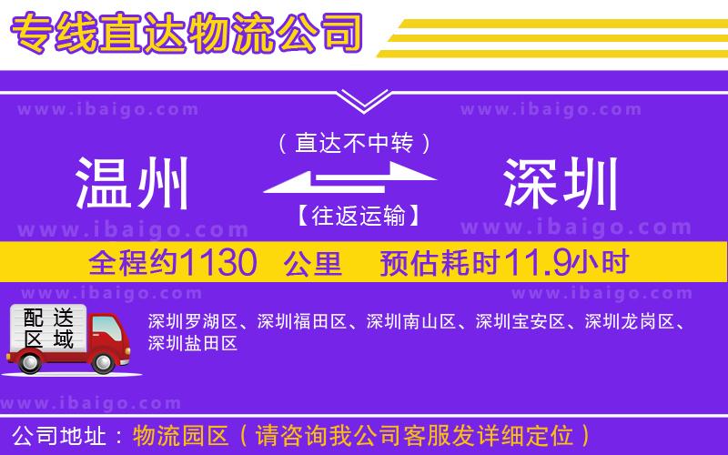 溫州到深圳貨運(yùn) 溫州到深圳貨運(yùn)