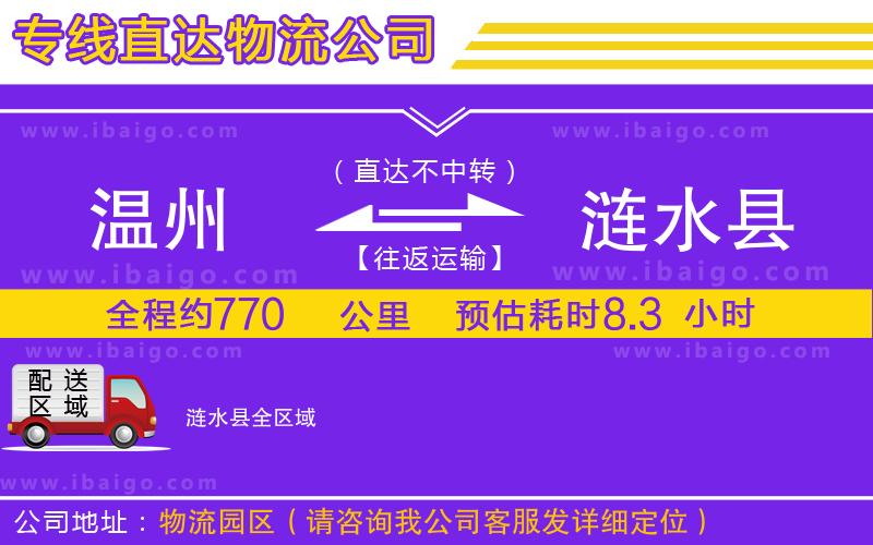 溫州到漣水縣物流 溫州到漣水縣物流