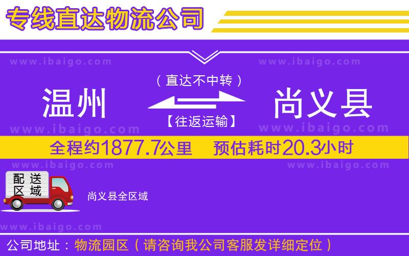 溫州到尚義縣貨運 溫州到尚義縣貨運